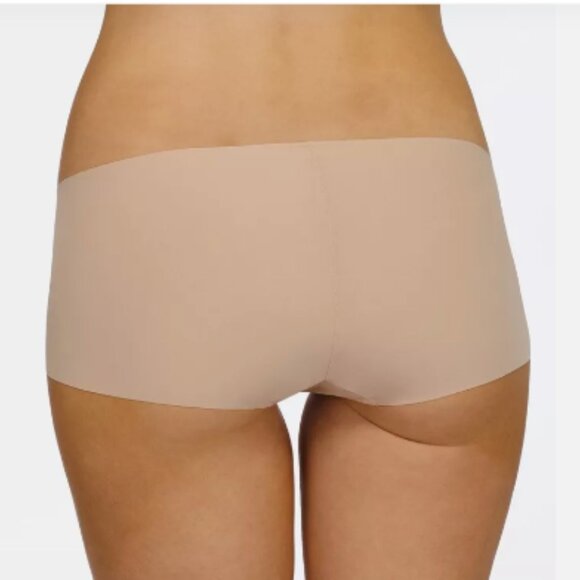$29 HANKY PANKY BREATHESOFT BOYSHORT TAUPE Nude SZ XS NWT - Picture 2 of 5